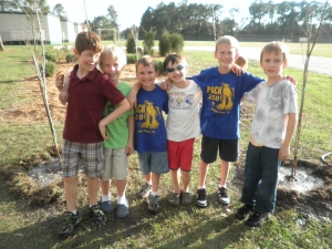  Cub Scouts planted trees at Lamarque! 